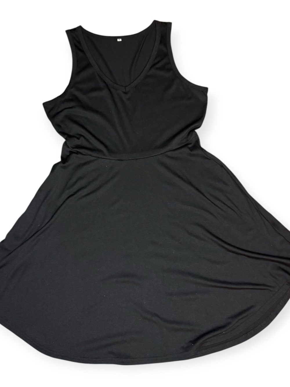 Causal Summer Dress in Black - Picture 4 of 5